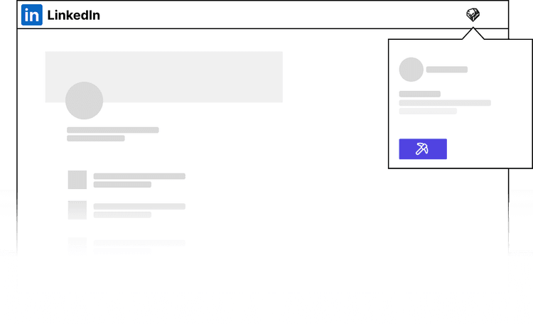 Linkedin Chrome Extension for Nugget Miners
